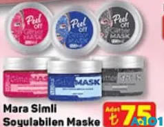 MARA SİMLİ SOYULABİLEN MASKE 50 ML MARA SİMLİ SOYULABİLEN MASKE 50 ML
